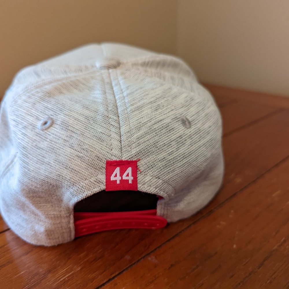 St. Louis Cardinals Jason Isringhausen Hall of Fame Snapback Hat Gray/Red NWOT - Picture 6 of 9